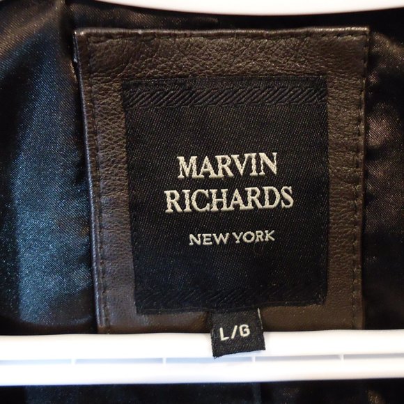 Marvin Richards Brown Leather Jacket - Picture 4 of 5